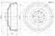 237014 Valeo Тормозной барабан