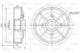 237016 Valeo Гальмівний барабан