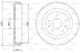 237074 Valeo Тормозной барабан для Land Rover Freelander