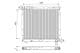 701250 Valeo Радиатор охлаждения двигателя для Suzuki Vitara
