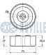 542068 Ruville Обвідний ролик поліклинового ременя
