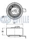 542418 Ruville Натяжний ролик ременя ГРМ