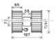 BW8483 AVA Quality Cooling Вентилятор салона