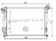 HY2372 AVA Quality Cooling Радиатор охлаждения двигателя