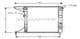 OL2245 AVA Quality Cooling Радіатор охолодження двигуна для Opel Omega
