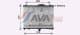 pe2423 AVA Quality Cooling Радіатор охолодження двигуна для Peugeot 508