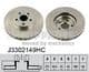 J3302149HC Nipparts Тормозной диск для Toyota Avensis