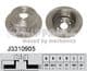 J3310905 Nipparts Тормозной диск