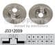 J3312009 Nipparts Гальмівний диск для Toyota Corolla
