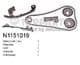 N1151019 Nipparts Комплект цепи ГРМ