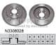 N3308028 Nipparts Гальмівний диск для Suzuki Swift