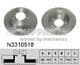 N3310518 Nipparts Гальмівний диск