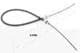 13109925r Ashika Трос ручного тормоза для Chrysler Voyager