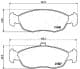50000633 Ashika Тормозные колодки