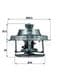 TX 102 82D Mahle Термостат
