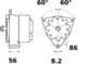 MG 597 Mahle Генератор