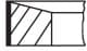 021rs001290n2 Mahle Комплект поршневих кілець