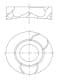 021pi00123002 Mahle Поршень двигуна