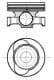 021pi00118100 Mahle Поршень двигуна