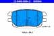 13.0460-5894.2 ATE Гальмівні колодки для Toyota Previa