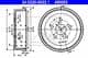 24.0220-0022.1 ATE Тормозной барабан