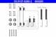 03.0137-9260.2 ATE Монтажний комплект барабанних гальмівних колодок