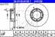 24.0110-0139.1 ATE Гальмівний диск