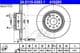 24.0110-0283.1 ATE Гальмівний диск