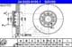 24.0325-0105.1 ATE Гальмівний диск