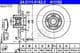 24.0111-0182.2 ATE Гальмівний диск