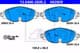 13046026092 ATE Гальмівні колодки
