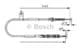 1 987 482 056 Bosch Трос ручного гальма для Mazda MX-5