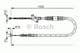 1 987 482 171 Bosch Трос ручного гальма для Opel Frontera