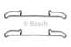 1 987 474 192 Bosch Комплектующие дисковых тормозных колодок