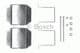 1 987 474 333 Bosch Компоненти дискових гальмівних колодок