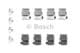 1 987 474 351 Bosch Компоненти дискових гальмівних колодок