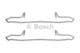 1 987 474 354 Bosch Компоненти дискових гальмівних колодок