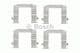 1 987 474 447 Bosch Компоненти дискових гальмівних колодок