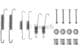 1 987 475 215 Bosch Монтажный комплект барабанных тормозных колодок
