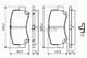 0 986 424 626 Bosch Гальмівні колодки