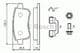 0 986 494 384 Bosch Гальмівні колодки