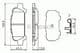 0 986 494 445 Bosch Гальмівні колодки для Subaru Forester