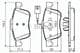 0 986 494 465 Bosch Гальмівні колодки для Alfa Romeo Giulietta
