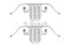 1 987 474 469 Bosch Комплектующие дисковых тормозных колодок