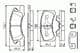 0 986 494 610 Bosch Гальмівні колодки