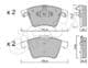 822-552-3 Cifam Гальмівні колодки