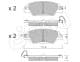 82211580 Cifam Гальмівні колодки для Mazda CX-5