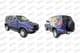 DS2752001 Prasco Решетка радиатора для Nissan Terrano