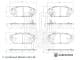adbp420095 Blue Print Гальмівні колодки для Mazda 3