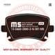 13046028802N-SET-MS Master-Sport Гальмівні колодки